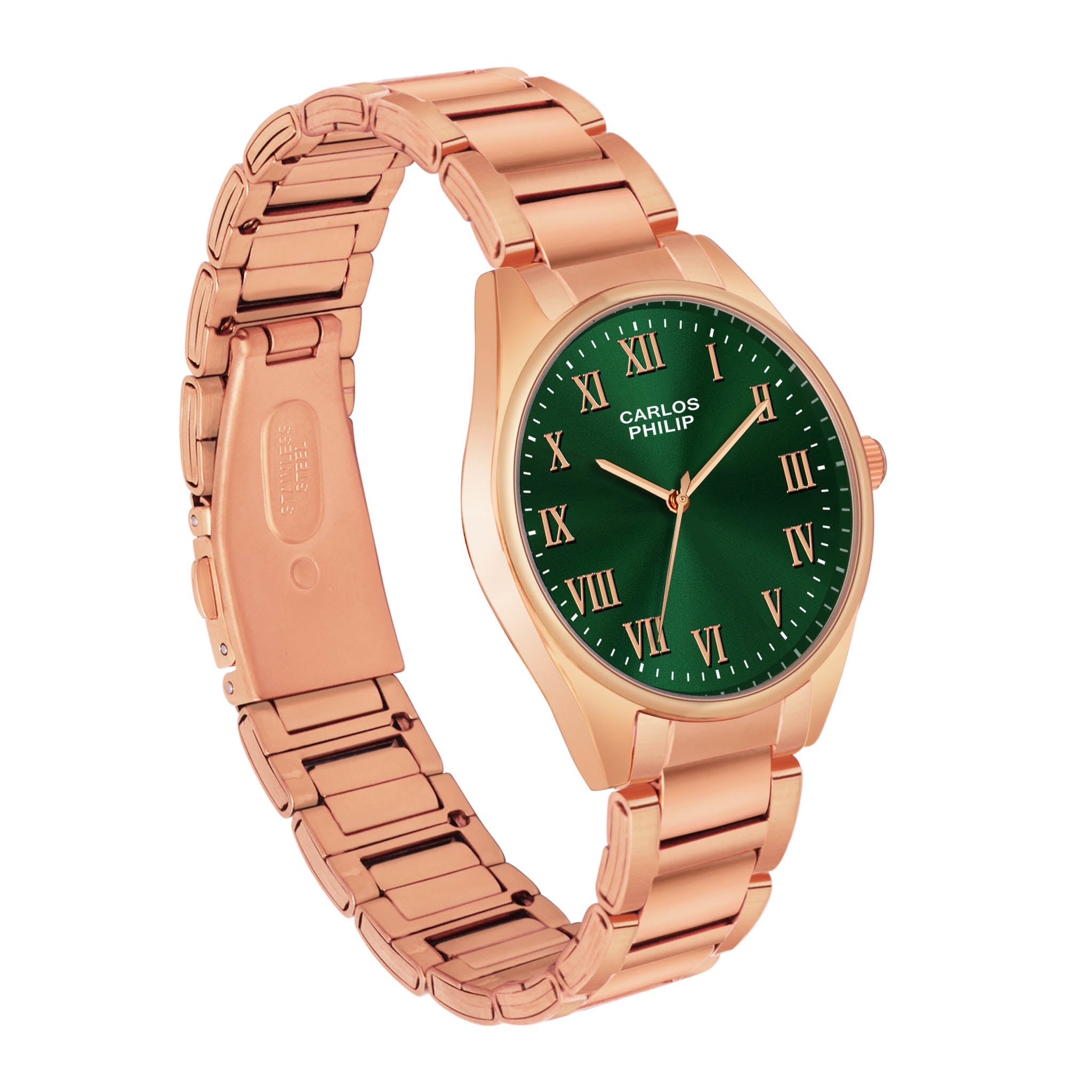 Element RSG 17 Green IGP + Celestia RSG 19 Green IPR Couple Watch