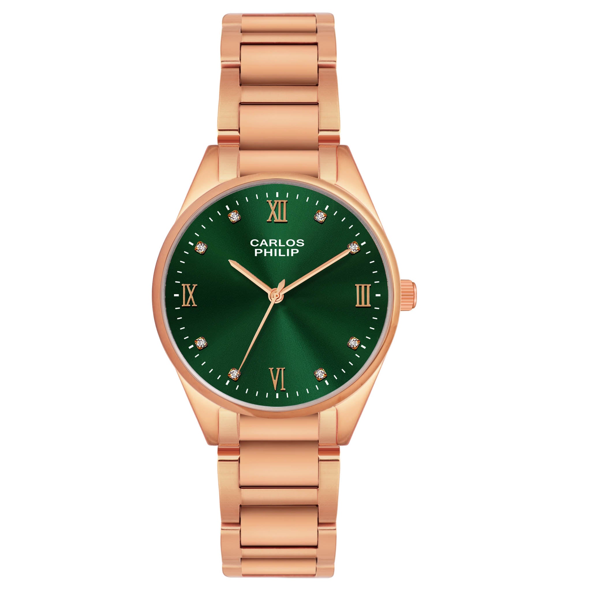 Divinia RSG 12 Green IGP + Lumina RSG Green IPR Couple Watch