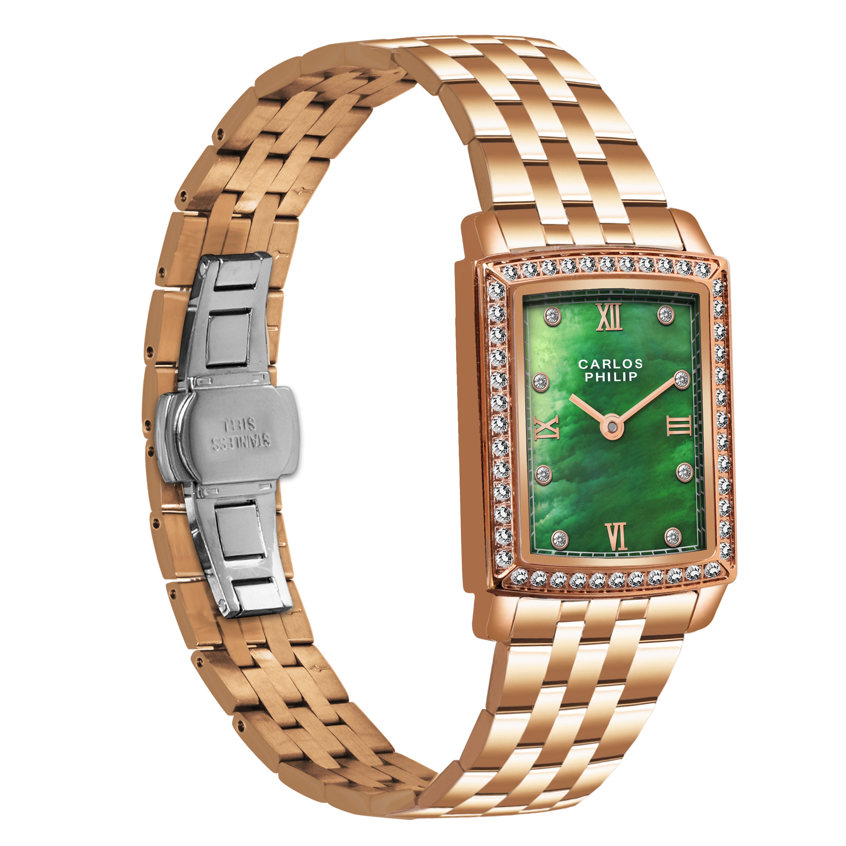 Aura-4061-8 + Dazzle Series S04029-3 Couple Watch