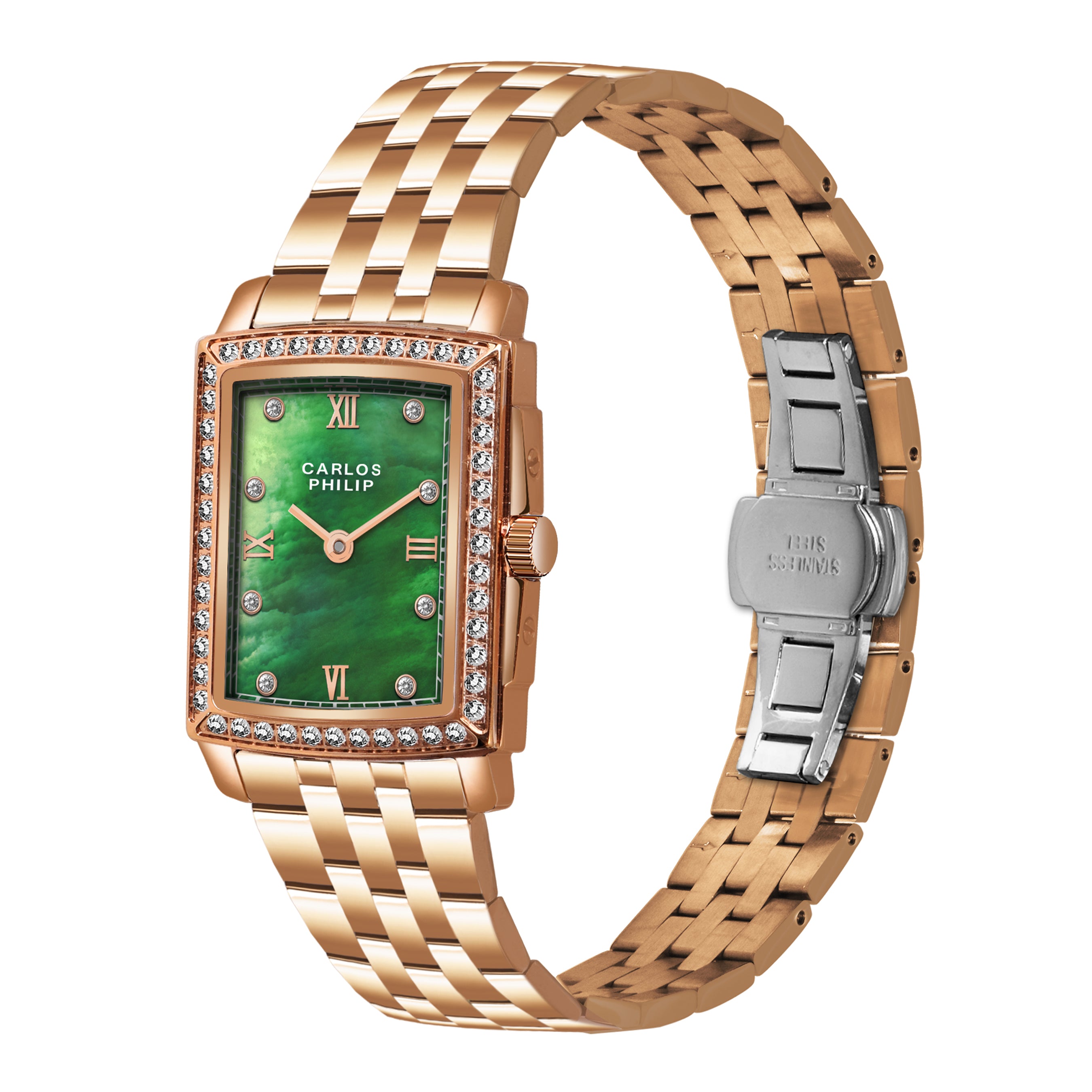 Aura-4061-8 + Dazzle Series S04029-3 Couple Watch