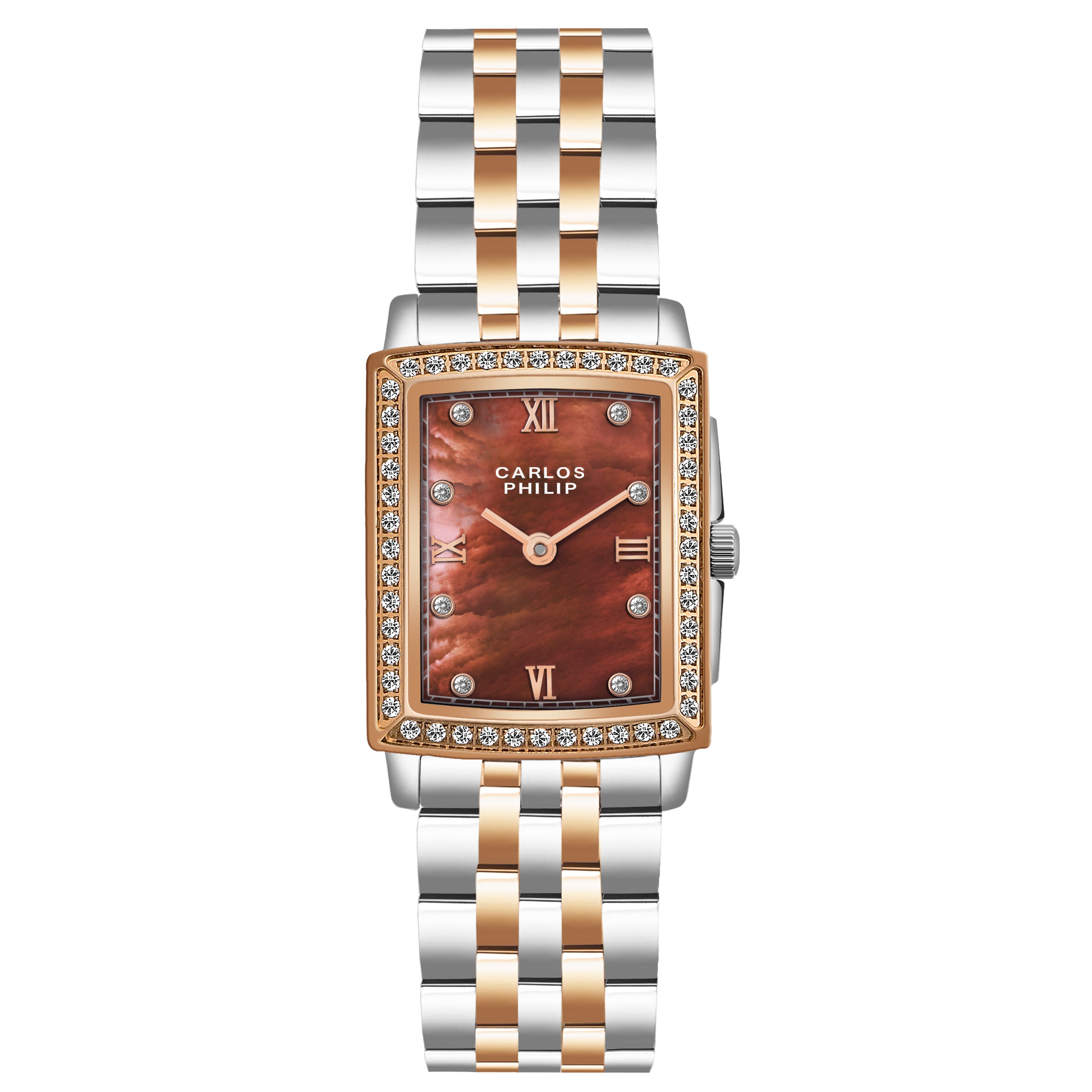Aura-4061-6 + Dazzle Series S04029-5 Couple Watch