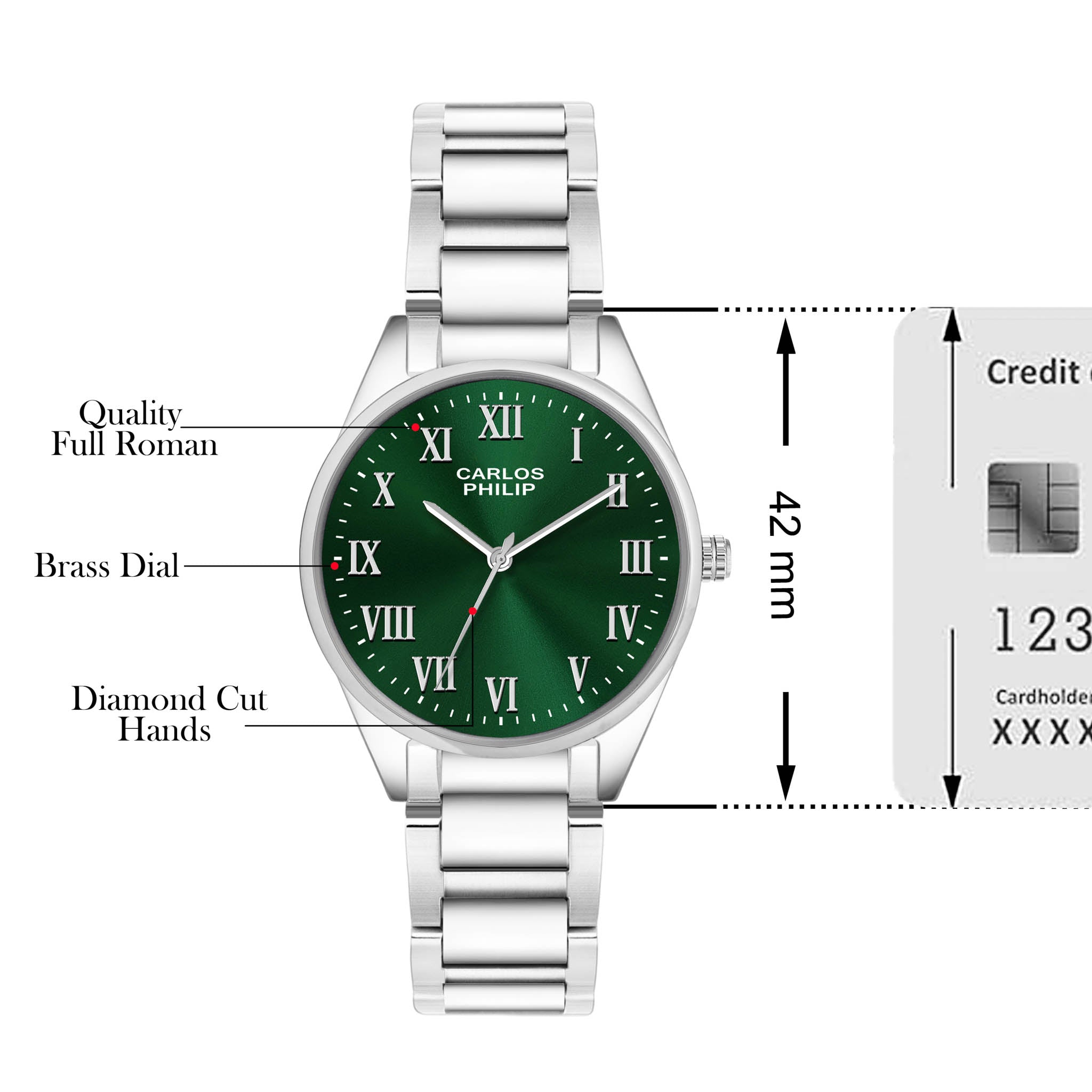 Romaluxe RSG 13 Green IGP TT + Celestia RSG 19 Green IPS Couple Watch