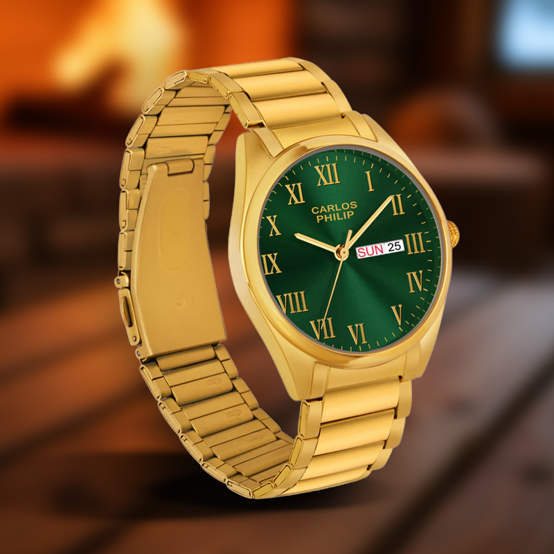 Divinia RSG 12 Green IGP + Lumina RSG Green IPR Couple Watch