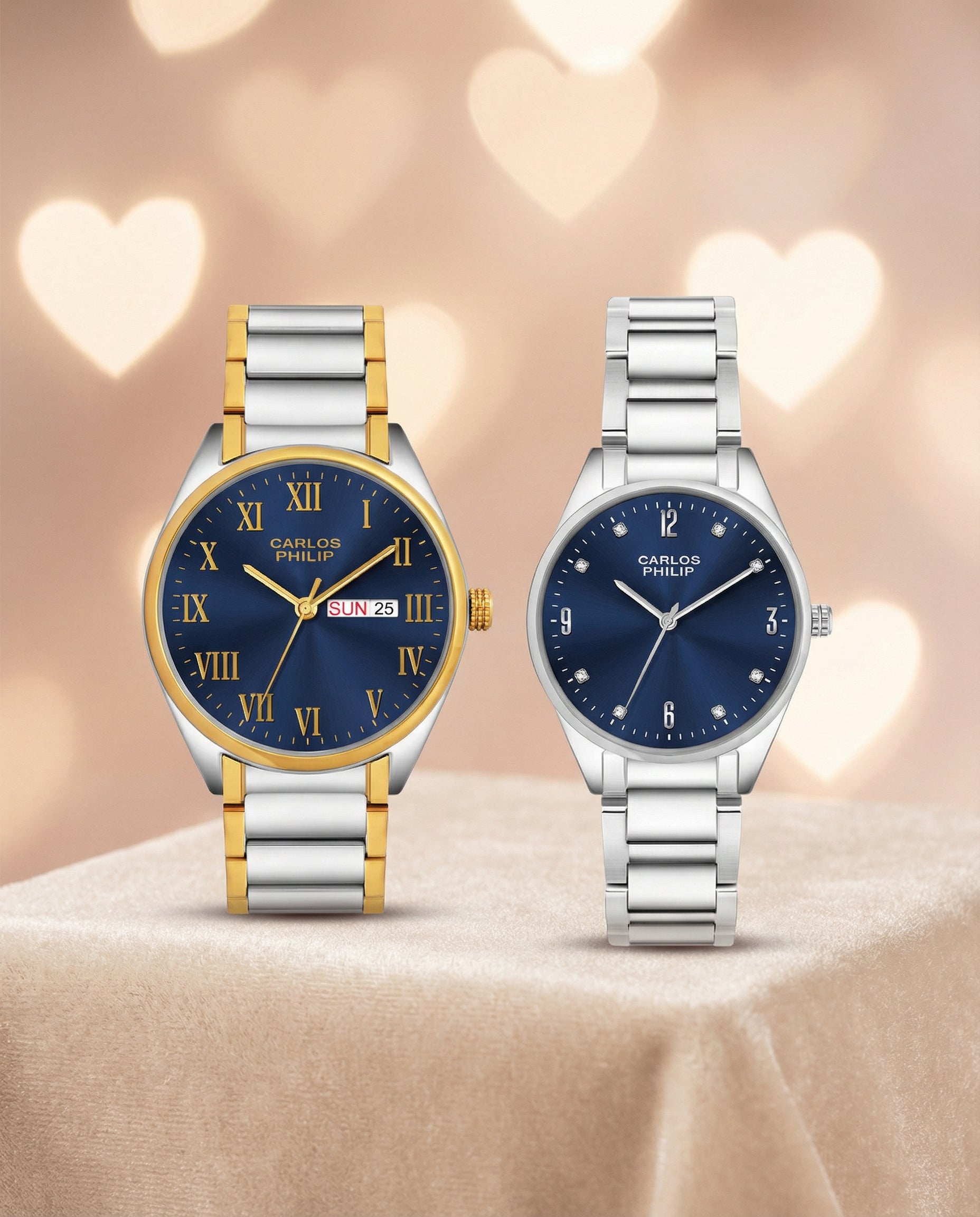 Divinia RSG 12 BLUE IGP TT + Majesta RSG 20 Blue IPS Couple Watch